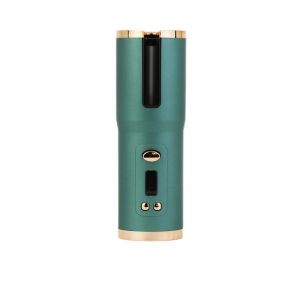 Fer À Boucler Automatique Sans Fil, Bigoudis À Ions Négatifs Avec 6 Réglages De Température Et Minuterie, Fer À Boucler Rechargeable Par Usb Avec Batterie De 5 000 Mah (Vert) - Neuf