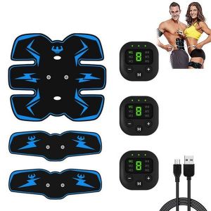 Stimulateur Musculaire Abdominal Ems - Appareil De Tonification Portable Pour Un Renforcement Efficace Du Tronc Et Une Sculpture Corporelle En Seulement 20 Minutes ! - Neuf