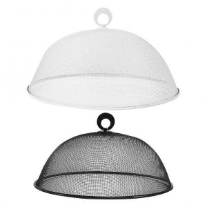 2 Pcs En Acier Inoxydable De Couverture Alimentaire Des Tentes Pour Les Pique-Niques, Le Camping 30cm - Neuf