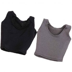 2 Pieces 1/6 Scale Female Soldier Slim Vest Weskit For 12inch Action Figures - Neuf