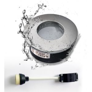 Kal-Spot Encastrable Ip65, Downlight Plafond Encastrés À Gu10 Étanches Pour Salle De Bain Et Cuisine (Ampoule Non Incluse) Trou 68mm Lot De 1 - Neuf