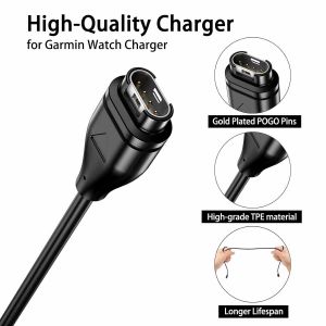 Subzonal-Câble De Charge Pour Garmin Approach S10/S12/S40/S42/S60/S62/X10/Forerunner 935, Usb En Silicone, Rond, Mâle À Femelle, 4 Broches, Intérieur - Neuf