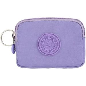 Portefeuille Carr&eacute; En Nylon De Porte-Monnaie For L'Organisateur Imperm&eacute;able De Carte De Cr&eacute;dit D'Identification (Color : Purple) - Neuf