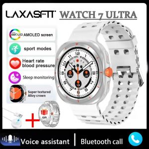 Laxasfit 2025 Nouvelle Montre Intelligente Hommes Multifonctionnel Sport Fitness Tracker Sant&eacute; Dames Smartwatch Cadeau.Silvery Zjg-White. - Neuf