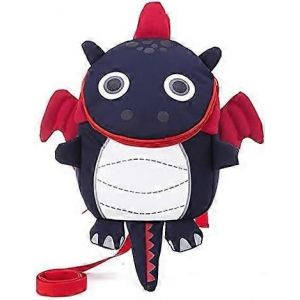 Sac à dos dinosaure pour tout-petit,sac à dos anti-perdu de dessin animé pour enfants avec ceinture de sécurité de marche - Neuf