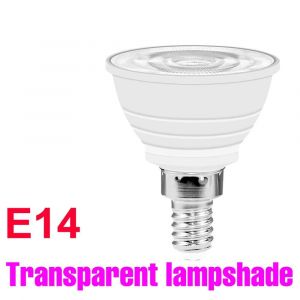Lugh-E14 Transparent-Cool Whiteampoules De Lustre À Économie D'énergie Domestique,Budgétaire Led,Ampoule Gu10,Mr16,E14,Gu5.3,Ac 220v,5w,7w,Éclairage Chaud Et Froid - Neuf