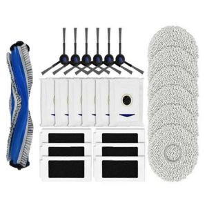 Pour les sacs &agrave; poussi&egrave;re T30 PRO,filtre Hepa,brosse lat&eacute;rale principale,chiffon de nettoyage - Neuf