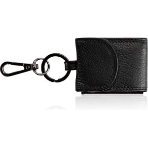 CMJAAGUR-Josephine Osthoff Porte-Clés En Cuir Véritable Pour Femme, Noir, Nur Ca. 7 Cm, X Ca. 5,3 Cm, Porte-Monnaie[M1439] - Neuf