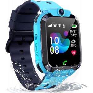 Montre Connect&eacute;e Enfant Gps, Montre Gps Enfant Avec Appel Bidirectionnel Ip68 R&eacute;sistant Sos Voice Chat T&eacute;l&eacute;phone Cam&eacute;ra Jeux Mode Classe, Montre Intelligente Enfants Fille Gar&ccedil;on Cadeau Pour[Z1623] - Neuf