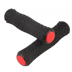 1 Paire De Poignees De Guidon De Velo Antiderapantes Et Ultralegeres En Silicone, Accessoire De Cyclisme Pour Vtt (Noir) - Neuf