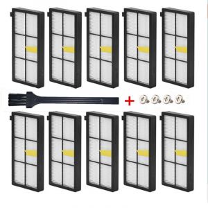 Lot de 10 filtres HEPA pour aspirateurs Roomba séries 800, 900, 860, 870, 871, 880, 960 et 980 - Neuf
