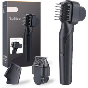 NSIECD-Rasoir intime &eacute;lectrique homme, 3 en 1 pour les parties intimes, corps, jambes, poitrine, aisselles, peignes - Neuf