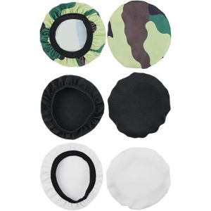 LORANKA-3 Paires Housse Casque Audio, Ecouteur Hygiene Couvre, Protection Casque Audio, Coussinets Oreillettes De Protection Contre La Salet&eacute; pour &Eacute;couteurs 90-105 Mm (3Couleurs) - Neuf
