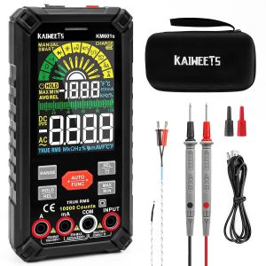 MEVRONISSHOP-Multim&egrave;tre Automatique Rechargeable 10000 Comptes, Multim&egrave;tre Num&eacute;rique Professionnel, Testeur Electrique, Mesure de Courant Tension R&eacute;sistance Continuit&eacute; Capacit&eacute; Diode Fr&eacute;quence - Neuf