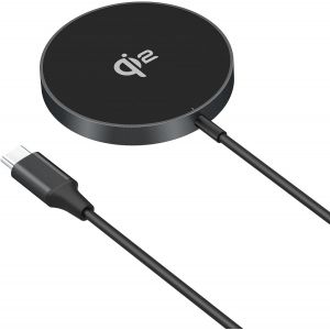 Eryi-Chargeur Magnétique Sans Fil 15w Qi2 Certifié - Charger Magnétique Pour Magsafe Iphone, Samsung - Station Recharge Pour Airpods, Galaxy Buds ¿ Chargeur Rapide Qi2 Sans Fil ¿ Noir - Neuf