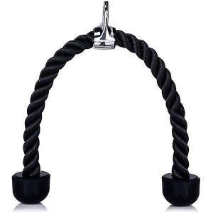 Câble De Fixation Pour Triceps De 27 Pouces De Qualité Supérieure - Nylon Robuste Et Antidérapant Pour La Musculation Et Les Entraînements Polyvalents - Neuf