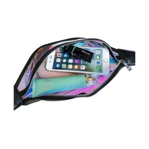 Sac banane de course réfléchissant et imperméable - Réglable, anti-transpiration, spacieux pour téléphone et objets essentiels - Parfait pour les activités de plein air ! - Neuf