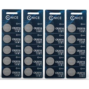 Tm Piles Bouton 3V Batterie Au Lithium Br2025 Dl2025 Br2032 Dl2032 Br2016 Dl2016 (Pack De 20 Cr2016)[Z1036] - Neuf