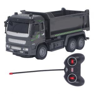 1/32 RC Camion &agrave; benne basculante Multi Joint Movable T&eacute;l&eacute;commande Construction V&eacute;hicule Jouet avec Plein Couleur &Eacute;clairage - Neuf