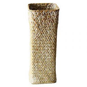 Vase à fleurs en rotin Paniers en bambou Vases de décoration Corbeille de fruits à fleurs Vase à fleurs Vases hauts compatibles avec H - Neuf