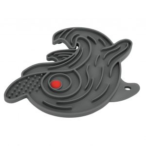Hjlian Tapis A Lecher En Forme De Dauphin Pour Chats Et Chiens De Petite Et Moyenne Taille (Gris) - Neuf
