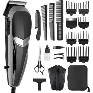 Tondeuse Barbe Homme Cheveux Electriques Eu 220v (Noir) - Neuf