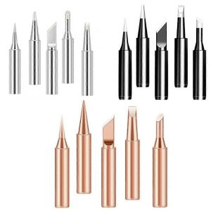 5pcs fer à souder 900M tête de fer à souder à l'intérieur chaud nu cuivre électrique fer à souder pointe - Neuf
