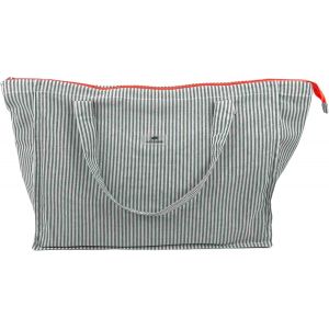 SJZG-Sac D'&Eacute;t&eacute; Pour Femme - Sac De Plage Xxl - Mat&eacute;riau R&eacute;sistant - Sacs De Plage 54 X 41 X 22 Cm (50 L), Denim Stripes, 54X41X22 Cm, Utilitaire - Neuf