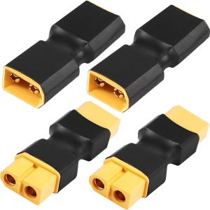 Kal-Adaptateur De Connecteur Mâle À Mâle Xt60, Coupleur Femelle À Femelle Pour Chargeur De Batterie Rc Lipo, Drone De Voiture, Prise Jack Xt60 Sans Conversion De Fil, 4 Pièces-Kalanka - Neuf
