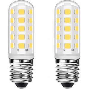 Ampoules Led E14 Hotte 3w Équivalent À 28w Ampoules Halogènes,Petite Vis Edison Blanc Naturel 4000k Pour Réfrigérateur,Hotte,Éclairage Domestique,Sans Scintillement,Non Variable,Lot De 2 - Neuf