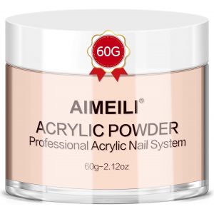 Poudre Acrylique Nude 60g - 3 En 1 Acrylique Ongles Poudre Professionnel Pour Extensions D'ongles, Sculpture Sur Ongles 3d, Collage De Strass - Pas Besoin De Lampe &Agrave; Ongles - Neuf