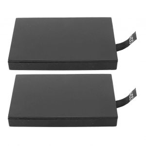 2pcs Console Boîtier De Disque Dur Interne Pour Xbox 360 Slim Replacement Hdd Case Shell - Neuf