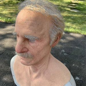 1 Masques En Latex Réalistes,Grand Nez Vieil Homme Supersoft Wrinkle Face Couvre-Chef Mascarade Party-Ken - Neuf