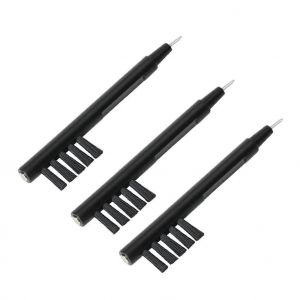 De La Cire Et De La Brosse Kit De 5 Pi&egrave;ces En Forme De U De La Cire D'oreille De L'outil De Suppression Avec Aimant Noir Pour Le Nettoyage Et L'hygi&egrave;ne - Neuf