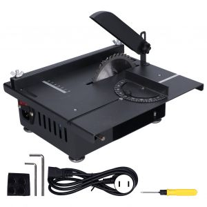 XYONG Mini scie circulaire a table multifonctionnelle, kit de polissage pour le travail du bois, prise US 1200 W, 110 V - Neuf
