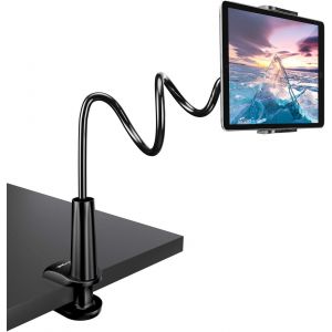Kalanka-Support Tablette Avec Col De Cygne De, Support Tablette Réglable - Support Pour Ipad Iphone Series/Tablettes Samsung/Mediapad/Kindle Et Plus, 76 Cm De Longueur Totale - Neuf