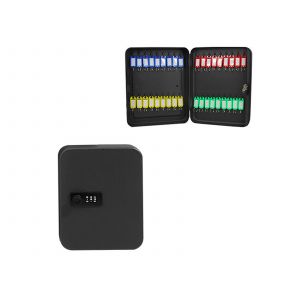 Coffre-fort mural noir pour 36 cl&eacute;s - Neuf