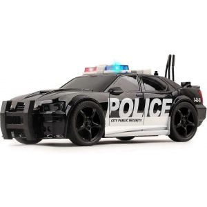 Voiture de police &agrave; friction &agrave; l'&eacute;chelle 1:20 avec lumi&egrave;res, sir&egrave;nes et sons, v&eacute;hicule de sauvetage durable pour enfants, v&eacute;hicule de police d'urgence en ville, jouet SWAT pr&ecirc;t &agrave; jouer-Mod&egrave;le pour femme - Neuf