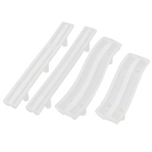 4 Set Plateau Poign&eacute;e R&eacute;sine Moule,Silicone &Eacute;poxy Moulage Moule Pour Bricolage Armoire Poign&eacute;es De Porte,Barre De Tiroir - Neuf