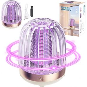 KALANKA-Lampe UV Anti Moustique,Une Physique Puissante Lampe Anti Moustique InterieurRechargeable USB Produit Anti Moustique,Appareil Anti Moustique Exterieur,pour la Chambre à Coucher, la Cuisine - Neuf