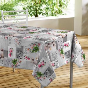 ERYI-, Nappe Rectangle (140 X 300 Cm) Meditazen, Pvc Photoprint - Neuf