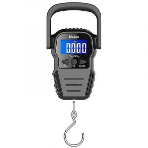 &Eacute;chelle de poisson,balance &agrave; bagages de 110 lb/50 kg,avec &eacute;cran LCD r&eacute;tro&eacute;clair&eacute;,&eacute;chelle de poisson num&eacute;rique,avec ruban adh&eacute;sif - Neuf