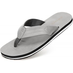 Fchhk-Tongs Hommes Confortable Été Antidérapante Chaussures De Plage & Piscine Durables Et Légères Cuir Sandales Tong - 44 - Neuf