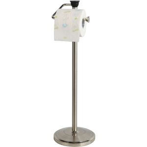 Tianyi-Zccz Support Papier Toilette Sur Pied, Dérouleur Et Porte-Rouleau Séparé De 5, Nickel, Accessoire Salle De Bain Pour Ranger Et Dispenser Le Papier De Façon Élégante, Durable Et Facile À Utilis - Neuf