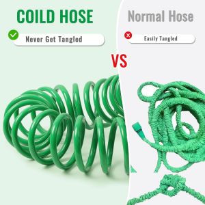 Tuyau d'arrosage flexible de 7,5 m pour douchette de jardin, tuyau de jardin extensible pour arrosage du jardin, animal domestique, lavage de voiture - Neuf