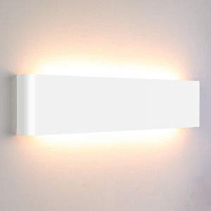 ERSAN-Applique Murale Int&eacute;rieure LED 18W 40cm Lampe Murale Chambre Luminaire Mural Moderne Interieur Pour Enfant Salon Cuisine Escalier Couloir H&ocirc;tel Blanc Chaud - Neuf