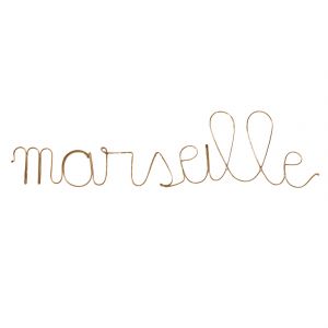 Mot fil de laiton "MARSEILLE - Neuf