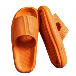 &Eacute;t&eacute; Diapositives Pantoufles Plate-Forme Sandales De Plage Pantoufles Unisexe S&eacute;chage Rapide-34-35-Orange - Neuf