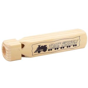 Sifflet De Train En Bois Massif 4 Tons, Jeu De R&ocirc;le Amoureux Sifflet En Bois Pour &Eacute;ducatif - Neuf