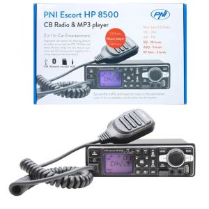 Station radio CB et lecteur MP3 - PNI - Escort HP 8500 ASQ - 4W - Affichage multicolore - Mobile - Neuf